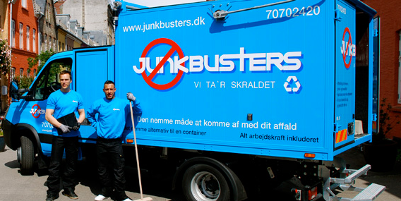 Storskrald bil fra Junkbusters